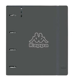 Carpeta de anillas Kappa Dark Negro 27 X 32 X 4 cm