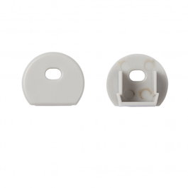 Greenice Tapón Final con Agujero para Perfiles LED SU-A1818