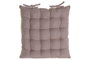 DKD Home Decor Cojín de Silla Lino Malva 42x42x6 cm