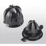 EXPRIMIDOR JATA EX611 - 160W - CUERPO/FILTRO/VERTEDOR EN ACERO INOX - BRAZO CON SILICONA - 2 CONOS - BASE ANTIDESLIZANTE