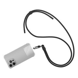 4smarts Correa para el Cuello PhonoLace, Negro, 540489