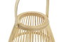 DKD Home Decor Portavelas Bambú y Cristal Marrón