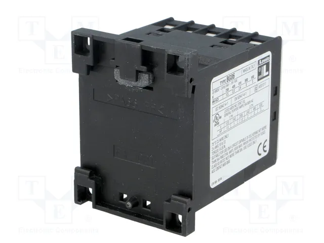 LOVATO ELECTRIC Contactor 3-polar BG 230VAC 6A LOVATO ELECTRIC Contactor 3-polar BG 230VAC 6A