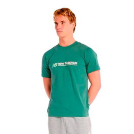 Camiseta de Manga Corta Hombre New Balance Professional Verde 15-16 Años