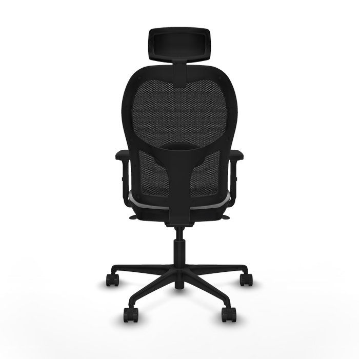 PIQUERAS Y CRESPO Silla de oficina Jorquera Gris Claro y Negro