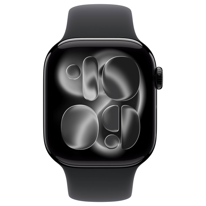 Apple Watch Series 11 42 mm Aluminio Negro Diamante con Correa Deportiva Negra S/M