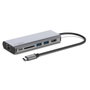 Belkin AVC008BTSGY Base para portátil y replicador de puertos 6 en 1 Negro, Gris