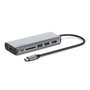 Belkin AVC008BTSGY Base para portátil y replicador de puertos 6 en 1 Negro, Gris