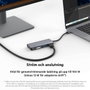 Belkin AVC008BTSGY Base para portátil y replicador de puertos 6 en 1 Negro, Gris