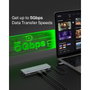 Belkin AVC008BTSGY Base para portátil y replicador de puertos 6 en 1 Negro, Gris