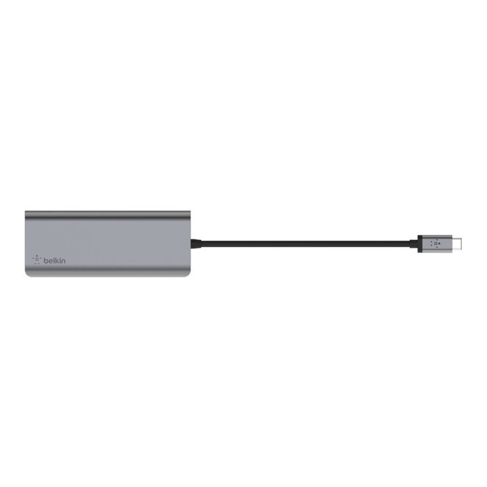 Belkin AVC008BTSGY Base para portátil y replicador de puertos 6 en 1 Negro, Gris Belkin AVC008BTSGY Base para portátil y replicador de puertos 6 en 1 Negro, Gris
