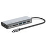 Belkin AVC008BTSGY Base para portátil y replicador de puertos 6 en 1 Negro, Gris