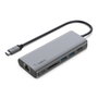 Belkin AVC008BTSGY Base para portátil y replicador de puertos 6 en 1 Negro, Gris