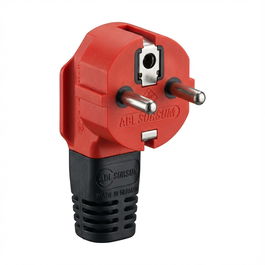 ABL 100000065 Enchufe SCHUKO & fr-be Elamid Rojo IP54 Tipo 1520