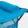 Aktive Cama de camping plegable azul marino con cojín