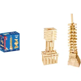 Jeujura - Set de Construcción de Madera TECAP Classic - 200 Piezas - Juego Educativo - A Partir de 3 Años - JEU3225280830209
