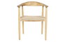 DKD Home Decor Silla Olmo Fibra Marrón Claro