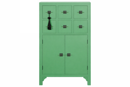 DKD Home Decor Cajonera Masako Verde Menta