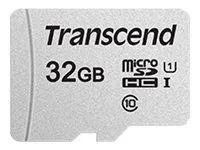 Transcend Tarjeta microSDHC 300S de 32 GB Plata Transcend Tarjeta microSDHC 300S de 32 GB Plata