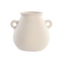 DKD Home Decor Jarrón de Terracota Artesanal con Asas, Crudo