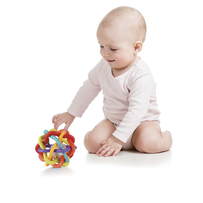 Tachan Pelota Meteorito Sonajero para Desarrollo Motricidad y Entrenamiento Sensorial +3 Meses