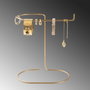 Aberto Design TK-002 Organizador de Joyero de Metal Color Oro 21x25x14 cm