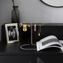 Aberto Design TK-002 Organizador de Joyero de Metal Color Oro 21x25x14 cm