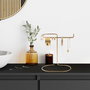 Aberto Design TK-002 Organizador de Joyero de Metal Color Oro 21x25x14 cm