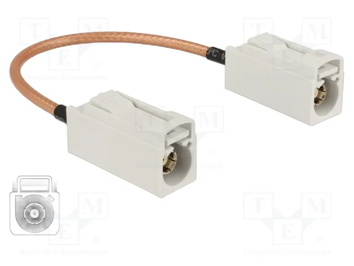 DeLOCK 89674 Cable de antena coaxial FAKRA B hembra a FAKRA B hembra RG-316 0,15 m DeLOCK 89674 Cable de antena coaxial FAKRA B hembra a FAKRA B hembra RG-316 0,15 m