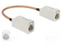 DeLOCK 89674 Cable de antena coaxial FAKRA B hembra a FAKRA B hembra RG-316 0,15 m