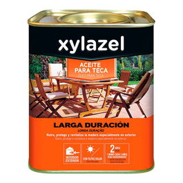 Xylazel Aceite Larga Duración para Teca Color Natural Mate 750 ml