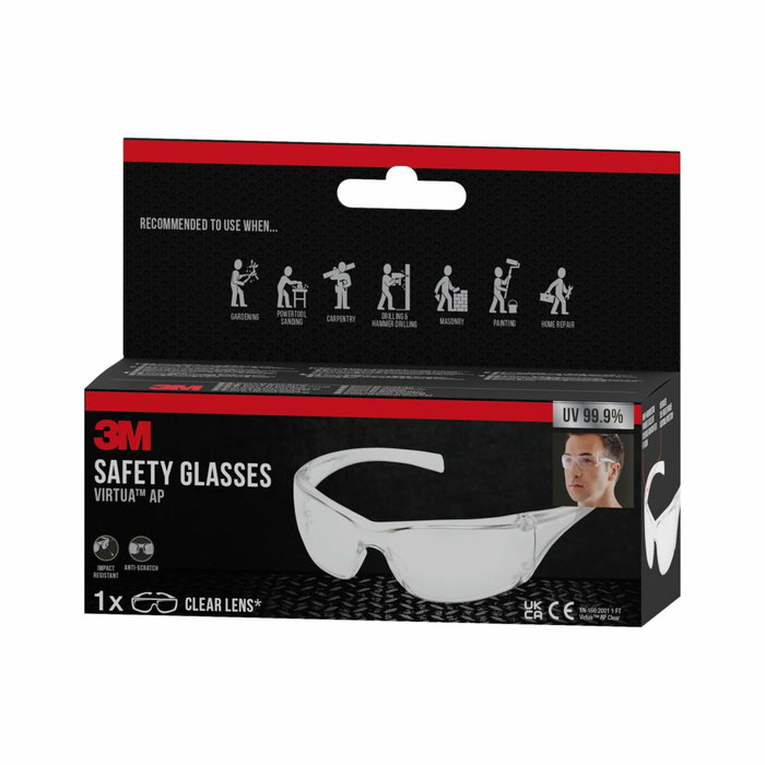 3M Virtua AP Gafas de seguridad con lente incolora