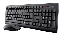Trust Primo Combo Teclado y Ratón Inalámbricos QWERTY Español Negro