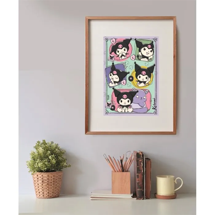 CLEMENTONI Puzzle 500 Piezas Kuromi 35622 - Rompecabezas de personaje