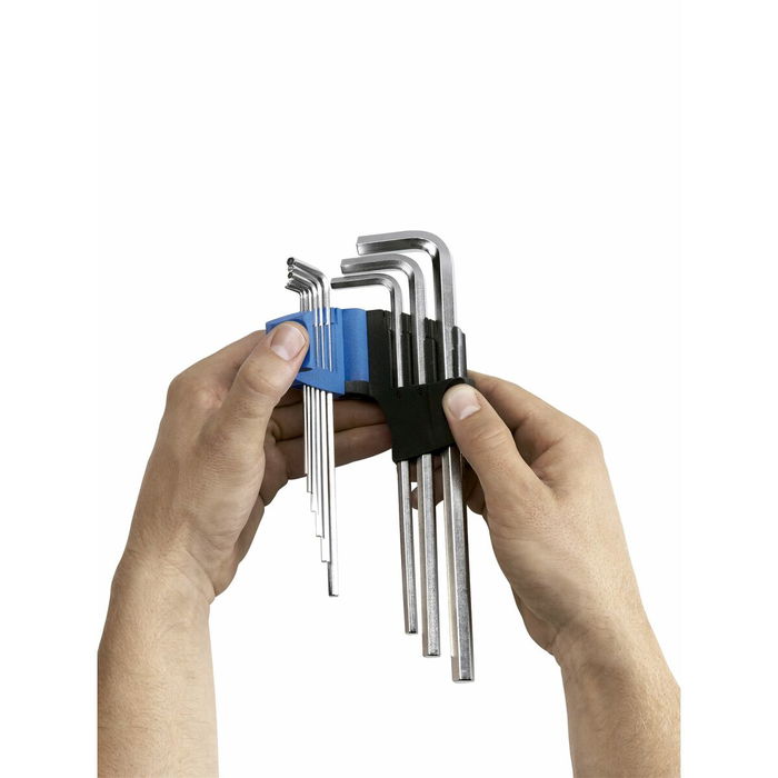 Juego de Llaves Allen WITTE 1,5-2-2,5-3-4-5-6-8-10 mm Hexagonal Juego de Llaves Allen 9 Piezas