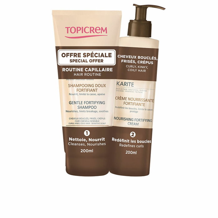 Topicrem Set de Cuidado Capilar 2 Piezas para Cabello Rizado y Sensible Topicrem Set de Cuidado Capilar 2 Piezas para Cabello Rizado y Sensible