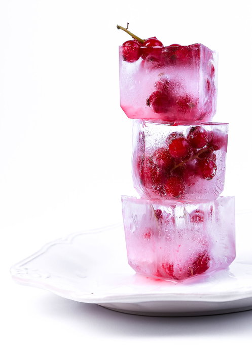 Inde Cubitera Flexible de Silicona para 6 Cubitos de Hielo Lua Quttin, 16.5x11.3x5 cm (24 Unidades)