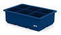 Inde Cubitera Flexible de Silicona para 6 Cubitos de Hielo Lua Quttin, 16.5x11.3x5 cm (24 Unidades)
