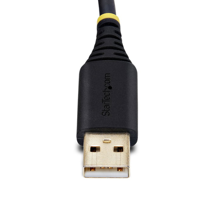 StarTech.com Cable Adaptador USB a Serie RS-232, 1m, Negro StarTech.com Cable Adaptador USB a Serie RS-232, 1m, Negro
