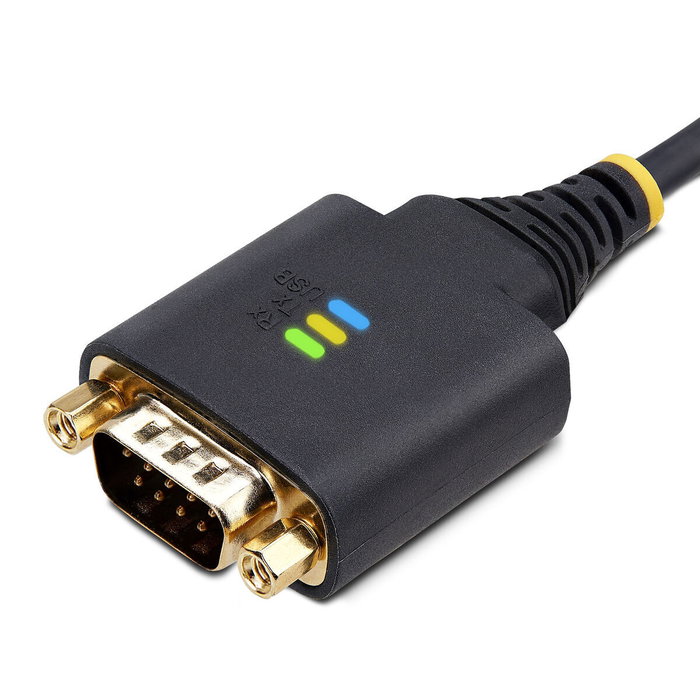 StarTech.com Cable Adaptador USB a Serie RS-232, 1m, Negro StarTech.com Cable Adaptador USB a Serie RS-232, 1m, Negro