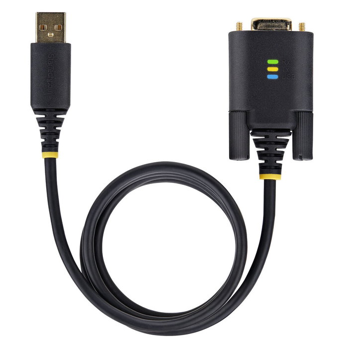 StarTech.com Cable Adaptador USB a Serie RS-232, 1m, Negro StarTech.com Cable Adaptador USB a Serie RS-232, 1m, Negro