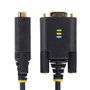 StarTech.com Cable Adaptador USB a Serie RS-232, 1m, Negro