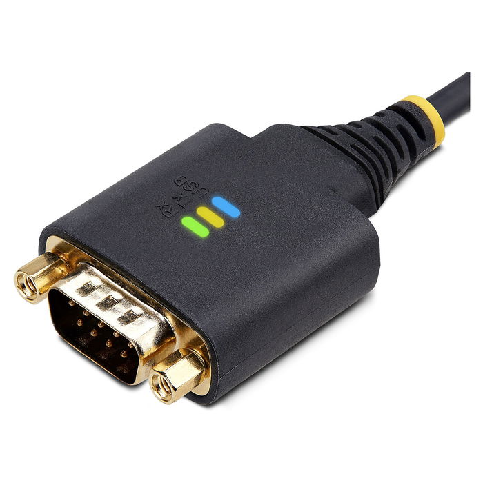 Cable USB Startech 1P3FFCB-USB-SERIAL Negro 1 m