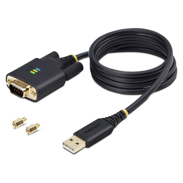 Cable USB Startech 1P3FFCB-USB-SERIAL Negro 1 m