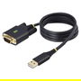 Cable USB Startech 1P3FFCB-USB-SERIAL Negro 1 m