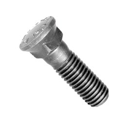 Tornillos de arado DIN608 10x40 6,8 mm con tuerca DIN934 sin baño negro