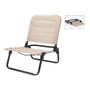 Redcliffs Silla de cámping plegable en crema y negro