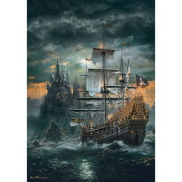 Clementoni Puzzle Barco Pirata 1500 Piezas 59,2x84,3cm