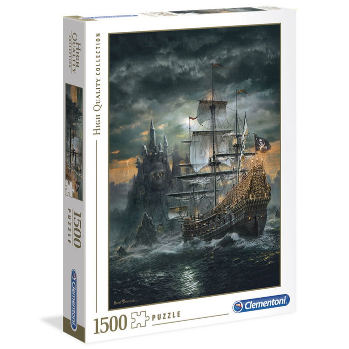 Clementoni Puzzle Barco Pirata 1500 Piezas 59,2x84,3cm