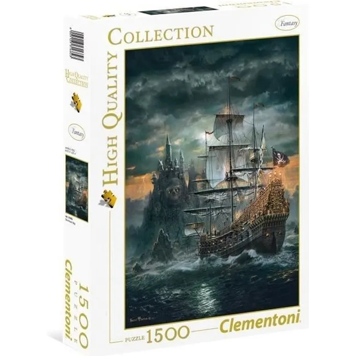 CLEMENTONI Puzzle Barco Pirata 1500 piezas CLEMENTONI Puzzle Barco Pirata 1500 piezas